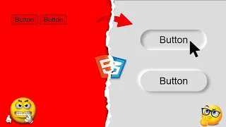 Creating 3D button with hover effect using HTML CSS