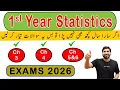 1st year Stats Guess Paper 2026 ICS part 1 Stats guess paper 2026 Statistics 1 Guess Paper 2026