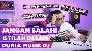 jangan salah istilah dalam dunia musik dj doms dj indonesia