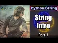 Python String - Part 1 String Introduction Abhinav Tonk
