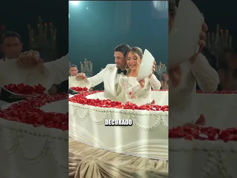 Compraron un pastel de bodas qué podían armar ahí mismo 👰