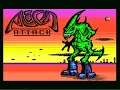 Alien Attack for MSX1 Level 1 Endboss Gamplay