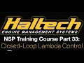 Haltech Elite NSP Training Course Part 33 Closed-Loop Lambda Control Evans Performance Academy