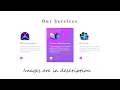 Service section using HTML and CSS Snow effect on Hover CSS Design