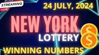 New York Midday Lottery Results For - 24 Jul 2024