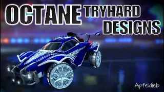 my top 5 octane tryhard designs rocket league