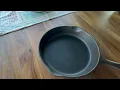 Vintage Wagner Stylized Logo Cast Iron Skillet Pan no 8