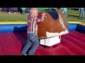Mechanical Bull at 2015 Nuckolls Co fair
