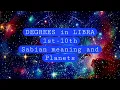 Meaning of degrees 1st-10th Libra natal-astrology