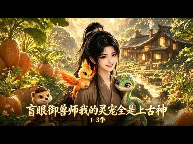 AI漫劇 盲眼御兽师我的灵宠全是上古神 1-3季 高清4K画质