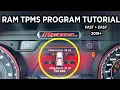 HOW TO PROGRAM RAM TPMS 2019