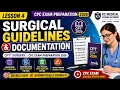 Surgical Guidelines Documentation 2026 CPC Exam Medical Coding Course Lesson 4