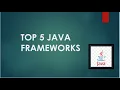 Top 5 frameworks for Java Enterprise Edition Throw Light