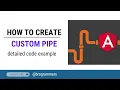 Create Custom Pipe in Angular with Example