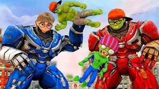 Nick Hulk vs. The Giants: The Transforming Machine Showdown | Scary Teacher 3D