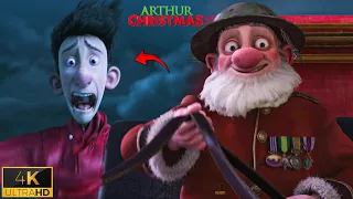 Santa Grandson Visit the Reindeer Again Arthur Christmas 4K