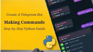 Build a Calculator Telegram Bot with Python pytelegrambotapi Commands add sub L-4