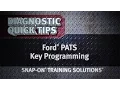 Ford PATS Key Programming - Diagnostic Quick Tips Snap-on Training Solutions