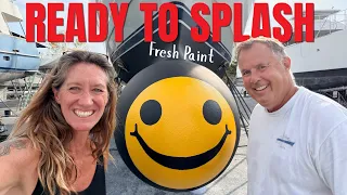 READY TO SPLASH our NORDHAVN AFTER 15 DAYS! 🎨 Bottom Paint, PropSpeed & The Bulbous Bow Smiley Face!