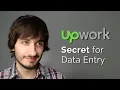 Upwork how to get more jobs in data entry