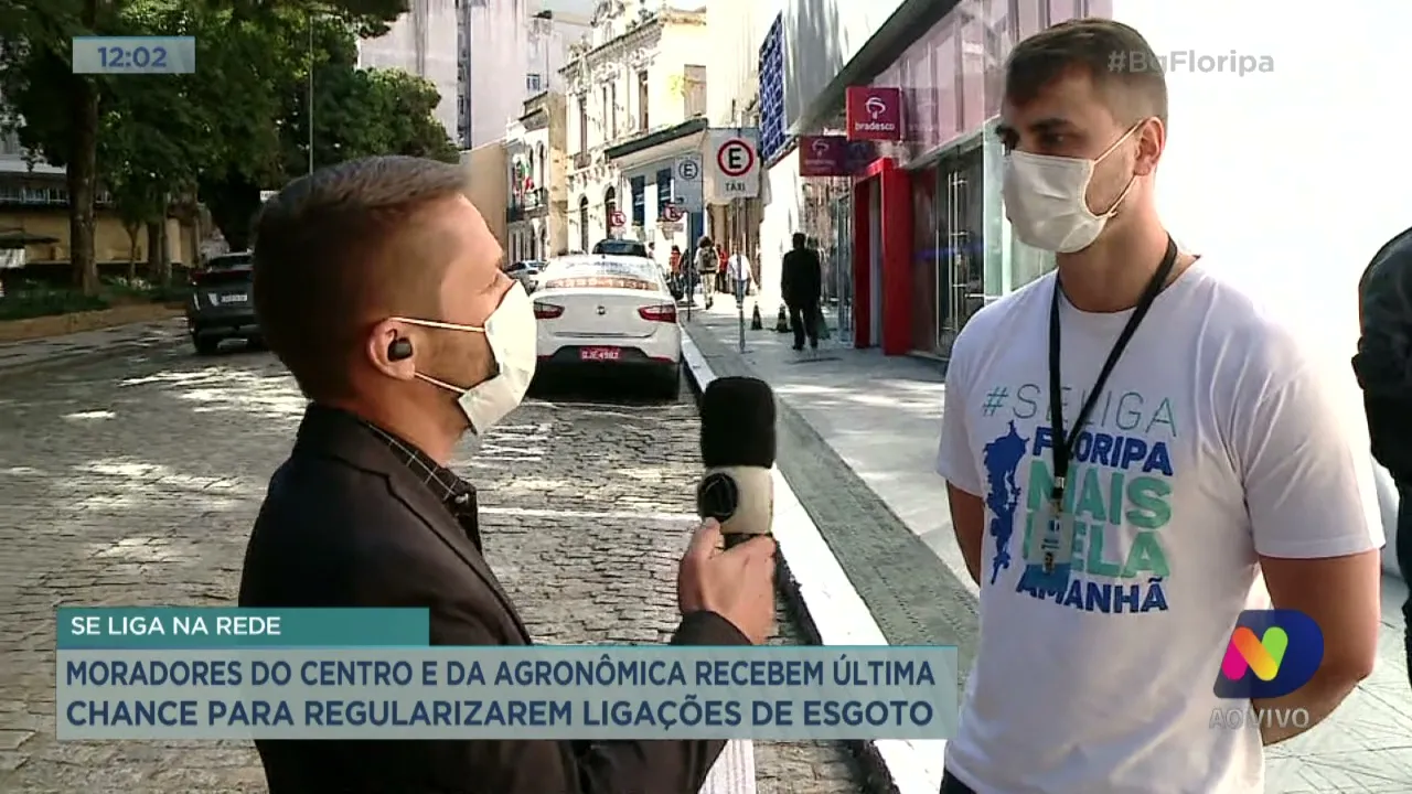 Moradores do Centro e da Agronômica recebem última chance para regularizarem ligações de esgoto