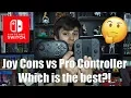 Joy Cons vs Pro Controller - Which is Best
