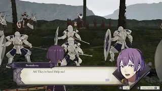 Fire Emblem Three Houses - Bernadetta Vs Hubert Unique Dialogue