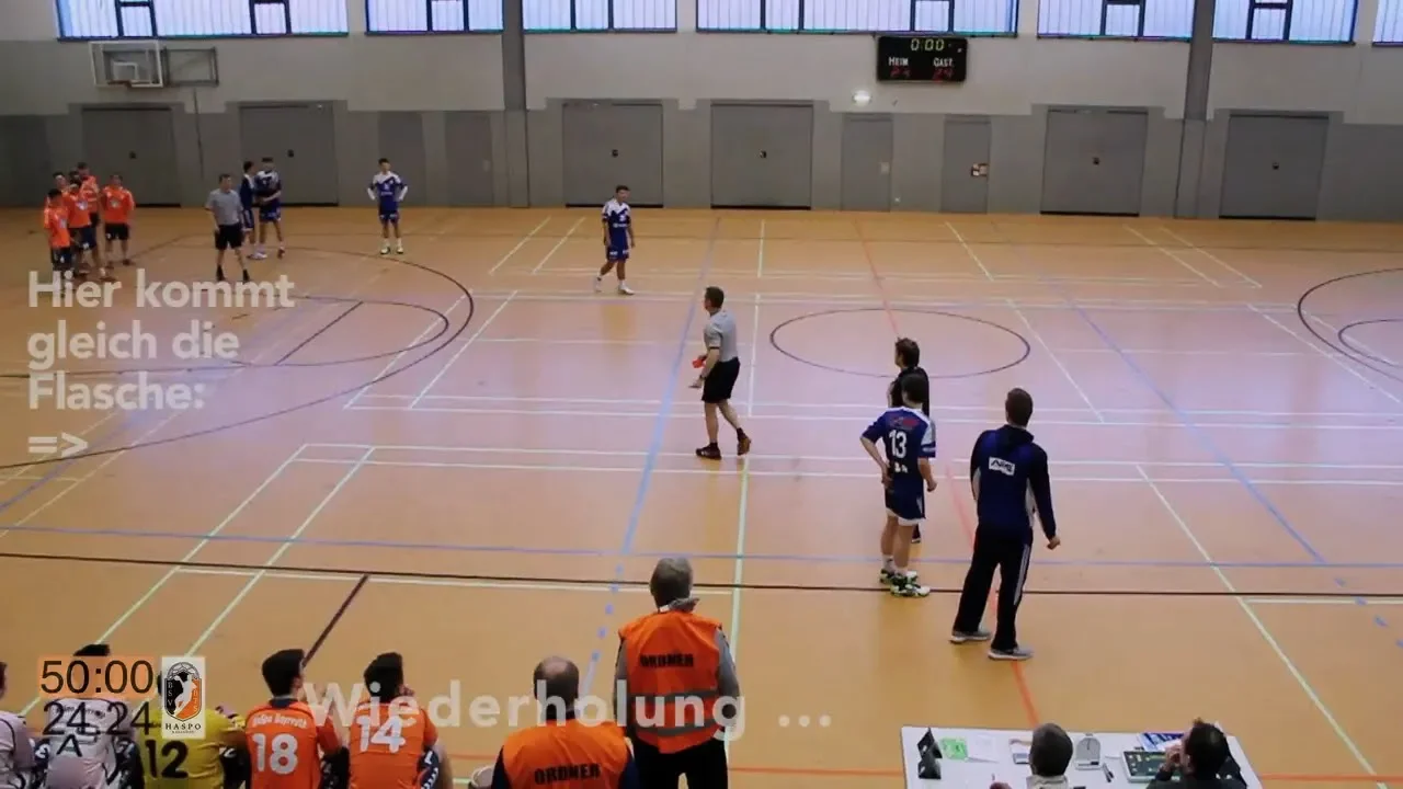 Handballregeln: Rudelbildung, 3 Rote Karten, Flaschenwurf