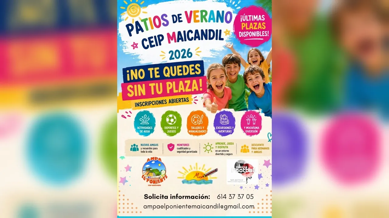 Patios de verano del CEIP Maicandil