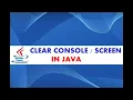 Clear Screen or Console in Java - SHIKSHA
