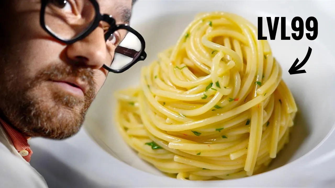 Italian MasterChef CHANGED MY WORLD With Simple Pasta (Aglio e Olio by Luciano Monosilio)