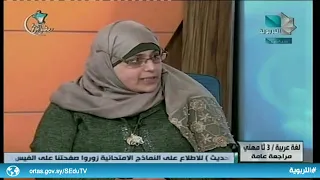 ندوة الثالث الثانوي المهني لغة عربية مراجعة عامة 07 05 2020 