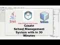 How to create School Management System Java GUI Application part 2