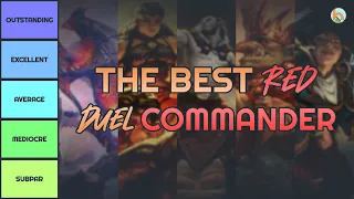 The BEST RED COMMANDER for Duel Commander MTG bitzelberg
