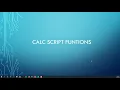 Oracle EPM Calc Script Functions IDECENDANTS and ALLANCESTORS