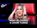 INSANE 4-Chair Turns in The Voice Kids History