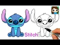 How to Draw Stitch from Lilo and Stitch New