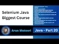 Java - Part 20 Selenium Java Biggest Course
