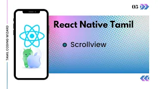 What is Scrollview in React Native How to use Scrollview Tamil React Native Beginners Tamil