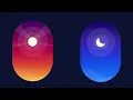 Day Night Transition Animation HTML CSS