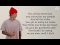 JUSTIN BIEBER - Love Yourself Lyrics