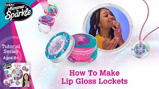Shimmer N Sparkle Glitter Gem Lip Gloss Lockets 