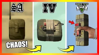 💥 STICKY-BOMBS LOGIC in GTA Games! (GTA 3 → GTA 5)