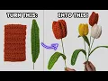 Download Lagu Crochet Tulip Flower 🌷 Crochet Flower Bouquet, Easy DIY Bouquet Gift Tutorial