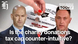 labour v national is the charity donations tax cap counter intuitive ryan bridge today