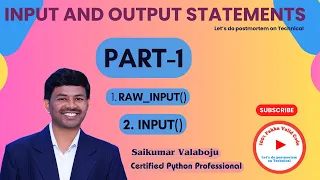 16 Understanding raw - input and input in Python-1 Python Basics Explained