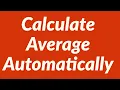 Calculate Average Using Do While Loop