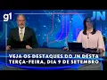 Download Lagu Jornal Nacional: Veja os destaques do JN desta terça-feira, dia 09 de setembro