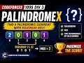 Palindromex Codeforces Round 1096 Div 3 Greedy Solution with Dry Run and Detailed Explanation