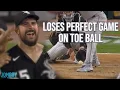 Carlos Rodon loses perfect game on a toe ball but gets no hitter a breakdown